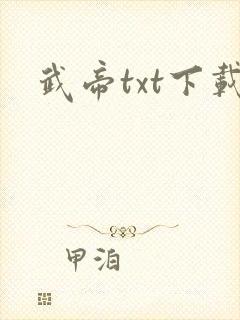 武帝txt下载