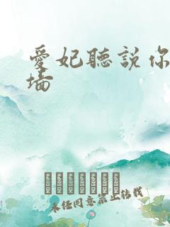 爱妃听说你要爬墙