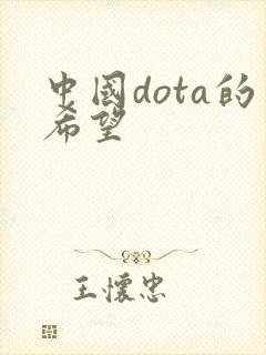 中国dota的希望