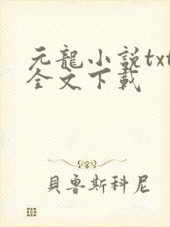 元龙小说txt全文下载