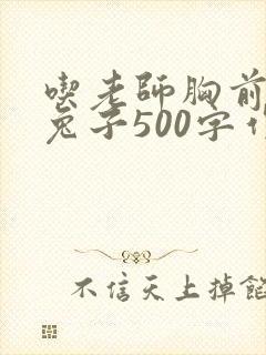 吃老师胸前的小兔子500字作文