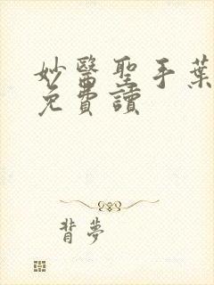 妙医圣手叶皓轩免费读