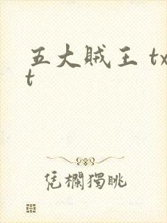 五大贼王 txt