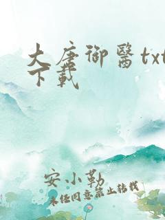 大唐御医txt下载