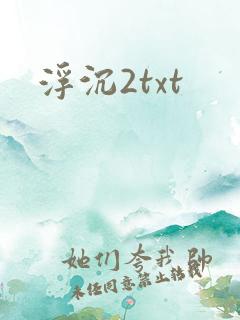 浮沉2txt