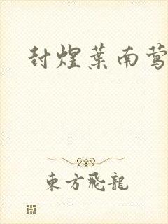 封煜叶南莺小说