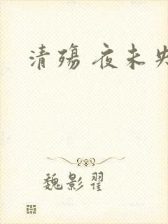 清殇 夜未央