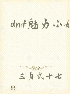 dnf魅力小妞