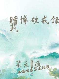 赌博破戒录 下载