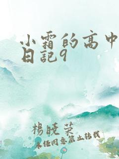小霜的高中成长日记9