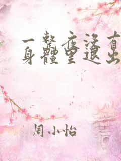 一整夜没有从你身体里退出来