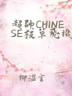 超帅CHINESE校草飞机BLUE