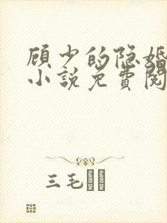 顾少的隐婚罪妻小说免费阅读