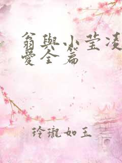 翁与小莹凌晨欢爱全篇