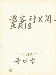 温客行X周子舒车R18