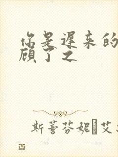 你是迟来的欢喜顾了之