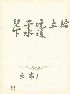 儿子晚上给我通下水道