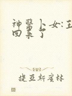 神医卜女:王妃回来了