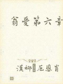 翁爱第六章