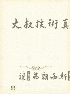 大叔技术真好