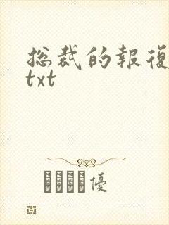 总裁的报复游戏txt