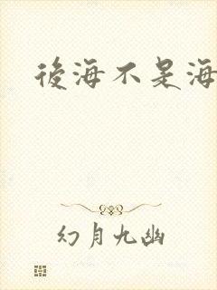 后海不是海小说