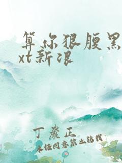 算你狠腹黑男txt新浪