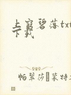 上穷碧落txt下载