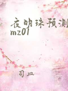 夜明珠预测 ymz01