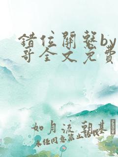 错位关系by东哥全文免费阅读