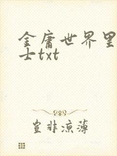 金庸世界里的道士txt