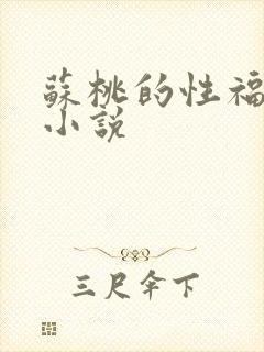 苏桃的性福生活小说