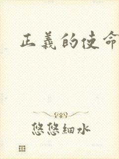 正义的使命小说