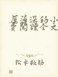 厉薄深的小说免费阅读全文