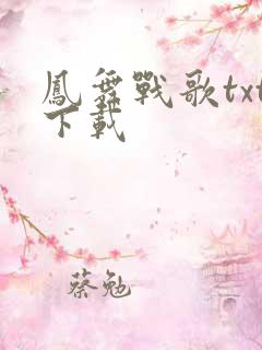 凤舞战歌txt下载