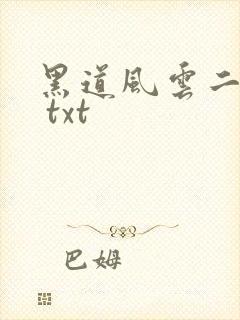 黑道风云二十年 txt