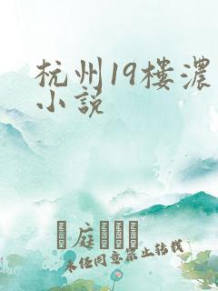 杭州19楼浓情小说