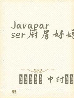 Javaparser厨房好妈妈