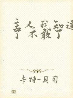 主人 我知道错了 不敢了