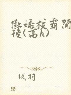 傲娇校霸开荤以后(高h)