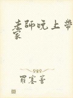 老师晚上带我回家