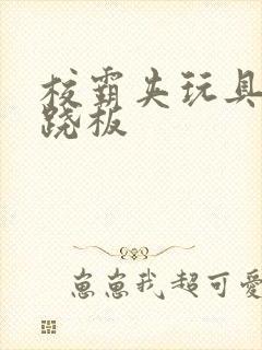 校霸夹玩具坐跷跷板