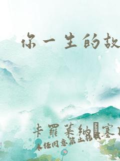 你一生的故事