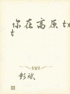 你在高原 txt