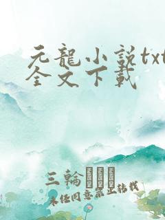 元龙小说txt全文下载