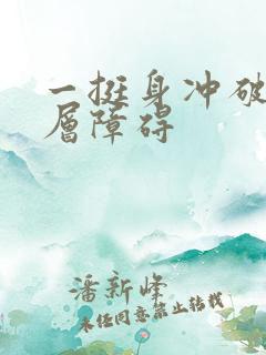 一挺身冲破了那层障碍