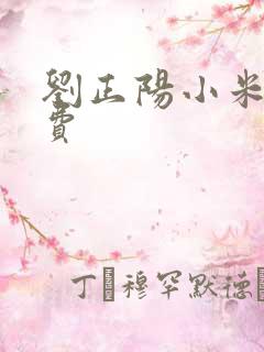 刘正阳小米多免费