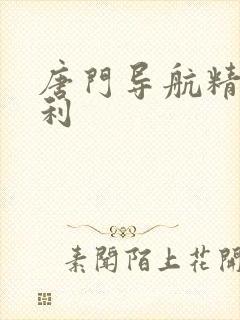 唐门导航精品福利