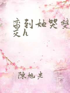 脔到她哭双根宫交h