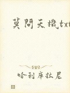 莫问天机txt
